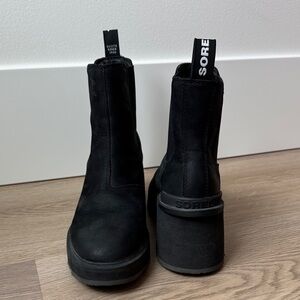 Sorel Black Heeled Boots